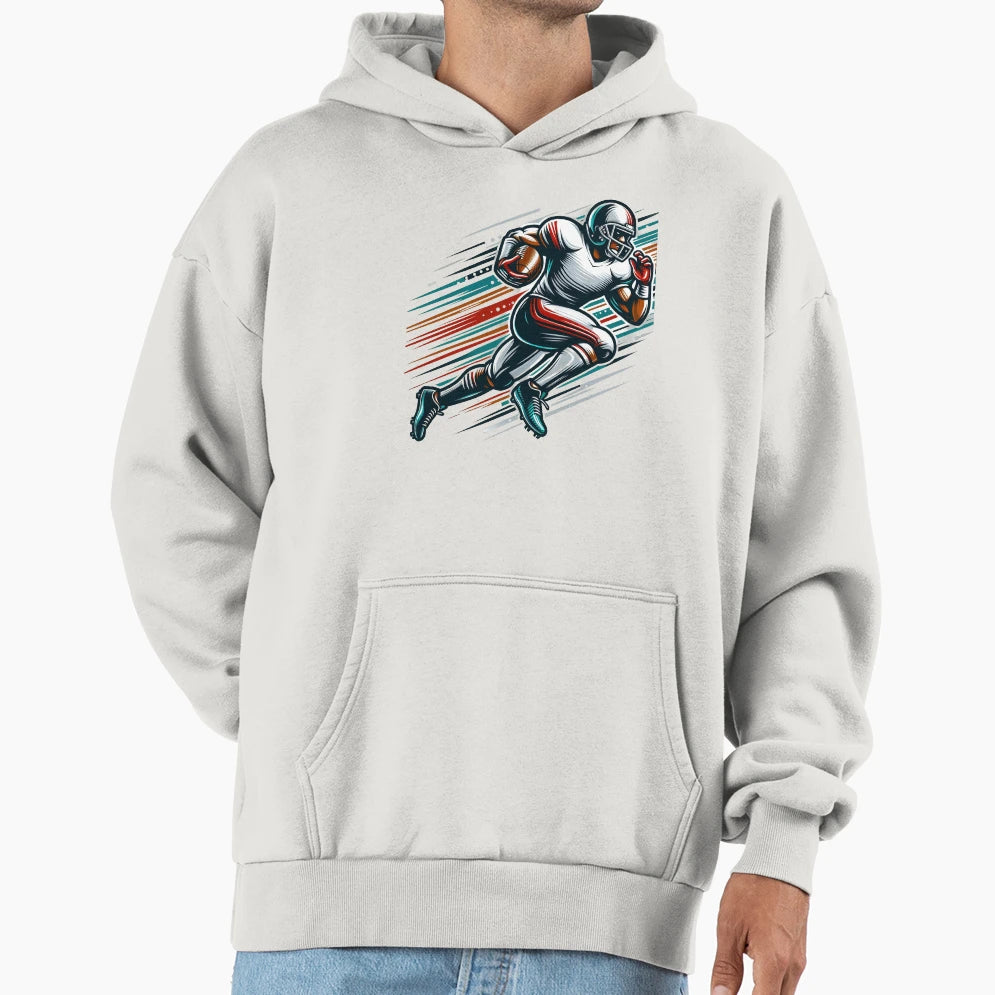 Ruby Player American Football Hoodie - Custom Art Print Men Women - T-Shirt, Sweatshirt, Hoodie