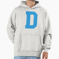 Alphabet Blue D Sports Letter D Hoodie - Novelty Apparel Men Women - T-Shirt, Sweatshirt, Hoodie