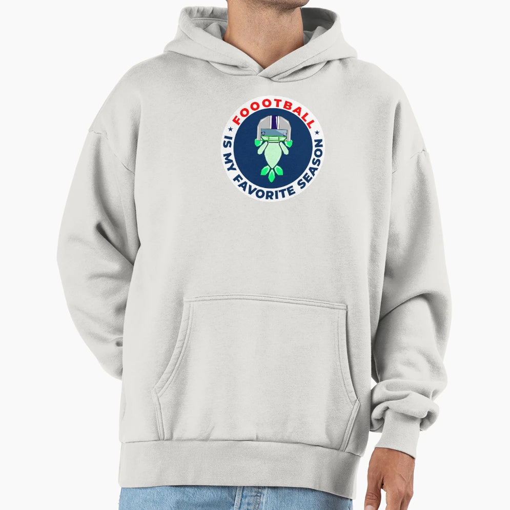 Football Is My Favorite Season Hoodie - Graphic Print Men Women - T-Shirt, Sweatshirt, Hoodie