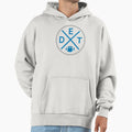 Detroit Football Emblem Det Hoodie - Unique Graphic Men Women - T-Shirt, Sweatshirt, Hoodie
