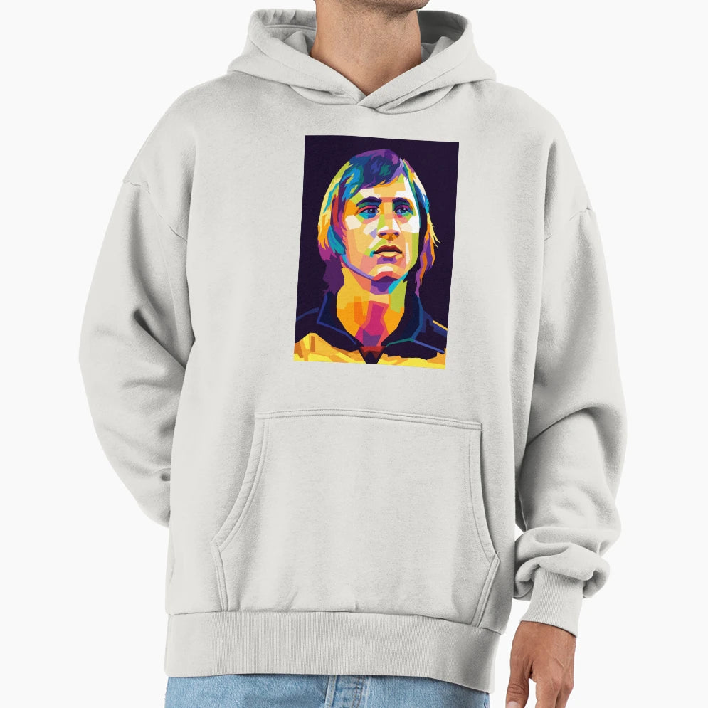 Johan Cruyff Football Legend Hoodie - Novelty Apparel for Adults - T-Shirt, Sweatshirt, Hoodie