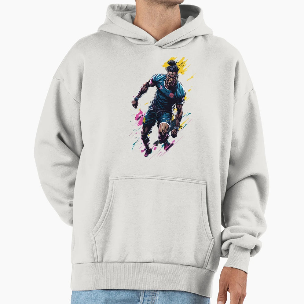 Score Big Male Soccer Foot Ball Player Hoodie - Graphic Print Men Women - T-Shirt, Sweatshirt, Hoodie