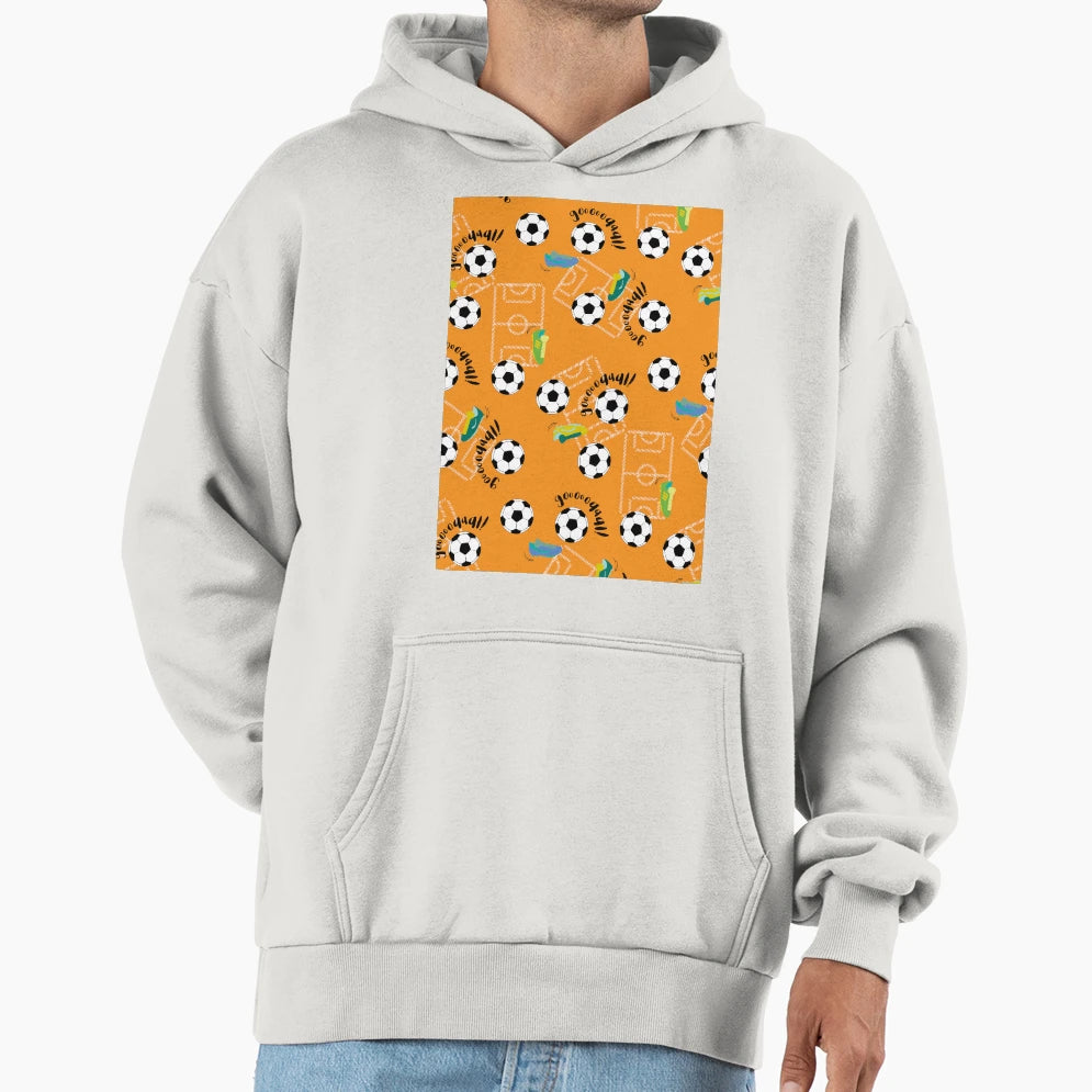 Football Field Goal Patterns Hoodie - Graphic Print for Adults - T-Shirt, Sweatshirt, Hoodie