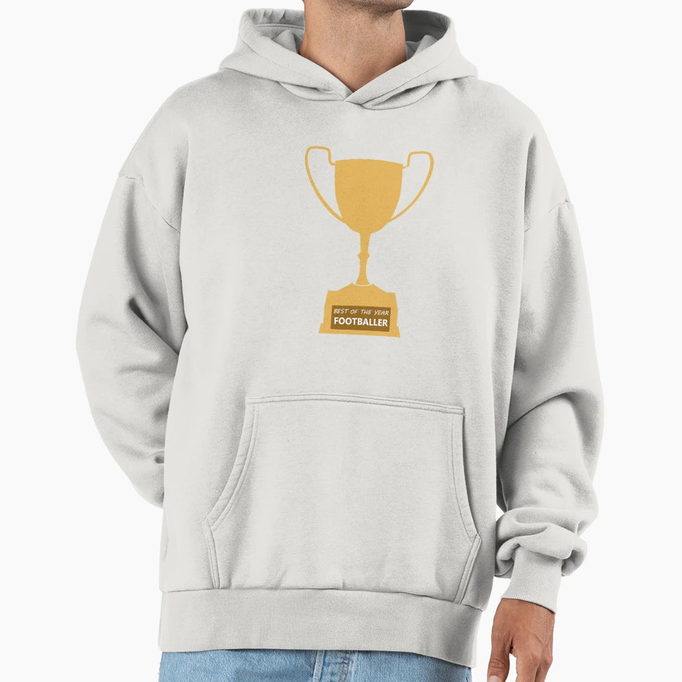 Best Year Footballer Hoodie - Aesthetic Graphic Men Women - T-Shirt, Sweatshirt, Hoodie