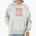 Kick It Better Womens Soccer Football Fan Hoodie - Graphic Print Unisex - T-Shirt, Sweatshirt, Hoodie