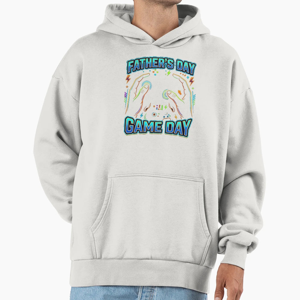 Fathers Day Game Day Hoodie - Minimalist Print Unisex - T-Shirt, Sweatshirt, Hoodie