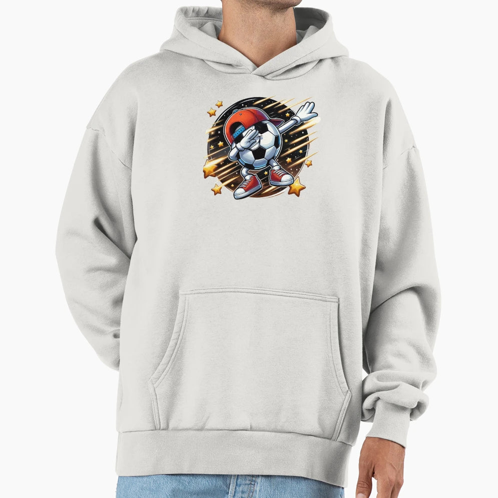 Dabbing Soccer Ball Hoodie - Trendy Graphic Unisex - T-Shirt, Sweatshirt, Hoodie