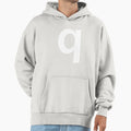 Q White Hoodie - Streetwear Style Men Women - T-Shirt, Sweatshirt, Hoodie