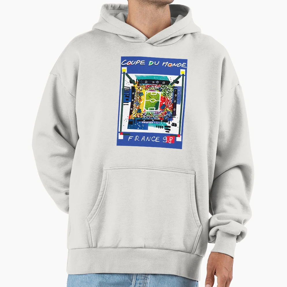 Worlds Cup Funny 1998 Hoodie - Minimalist Print for Adults - T-Shirt, Sweatshirt, Hoodie