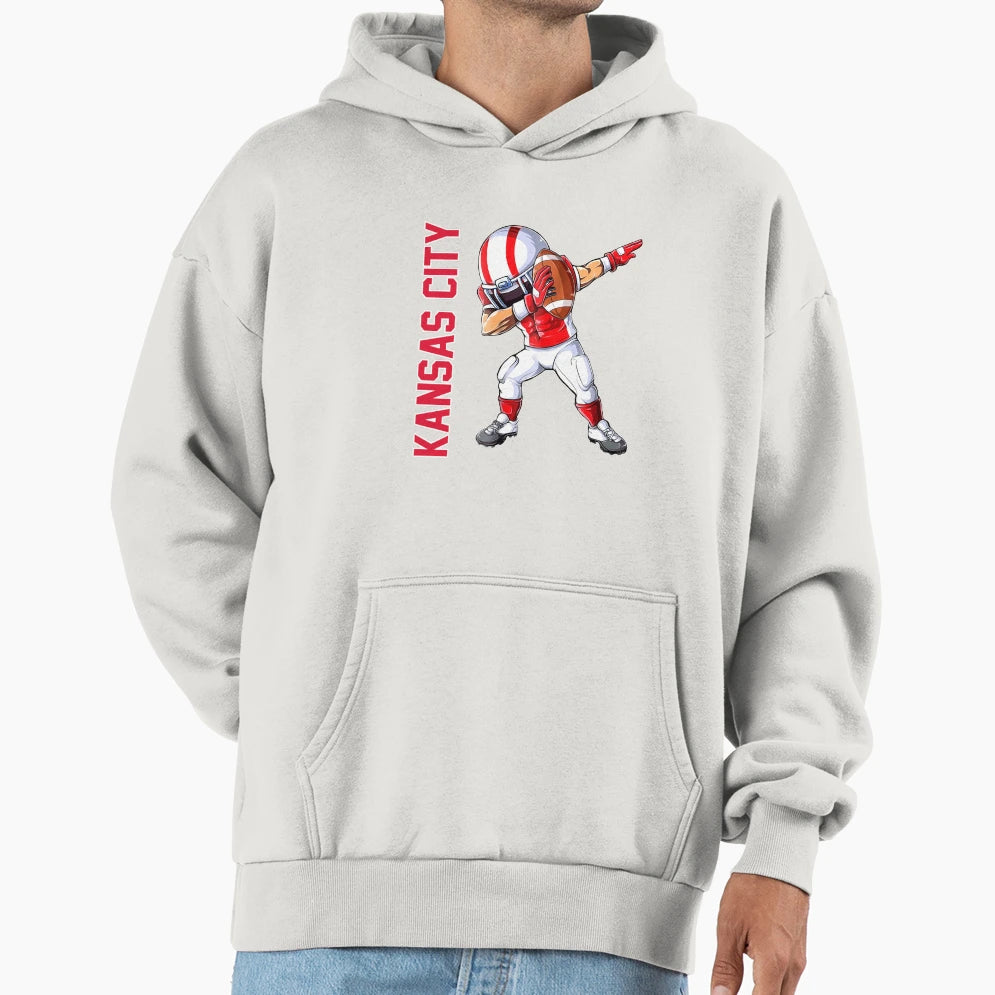 Kansas City Football Hoodie - Novelty Apparel Unisex - T-Shirt, Sweatshirt, Hoodie