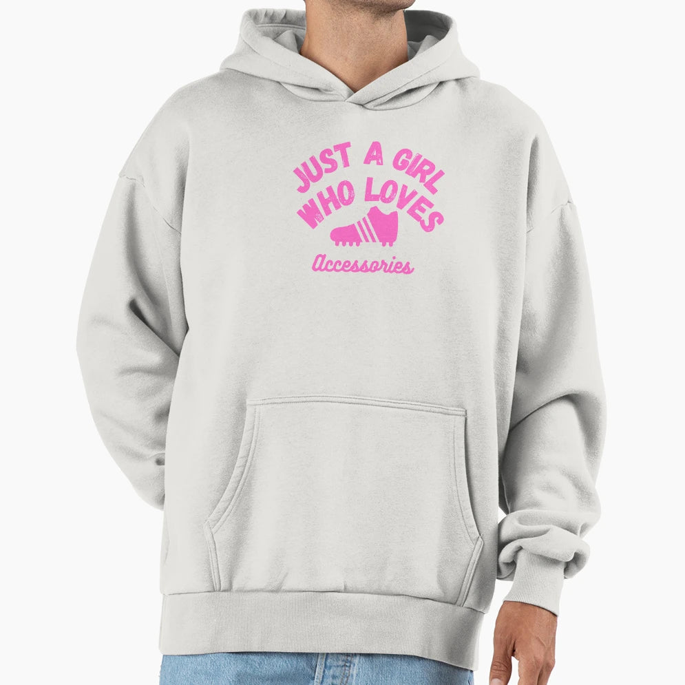Just Who Loves Cleats Hoodie - Graphic Print Unisex - T-Shirt, Sweatshirt, Hoodie