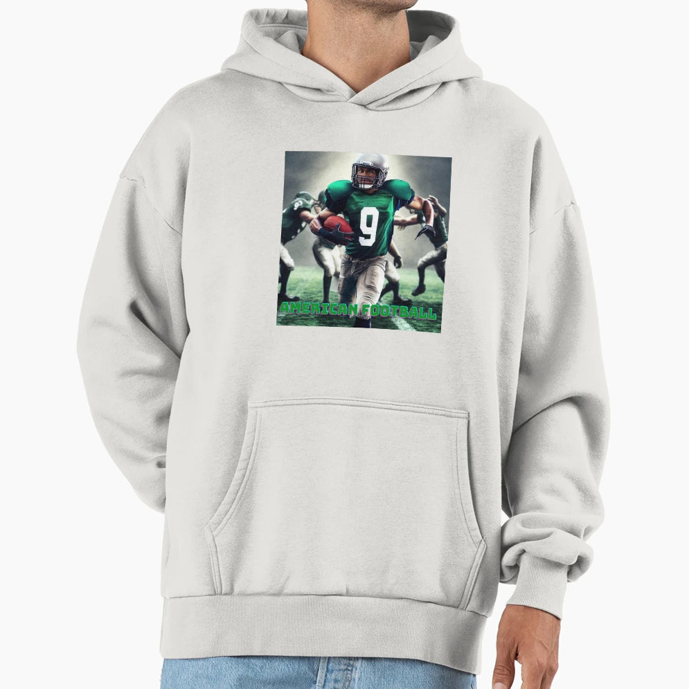 American Football Hoodie - Trendy Graphic Unisex - T-Shirt, Sweatshirt, Hoodie