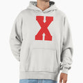 Alphabet Red X Sports Letter X Hoodie - Fun Novelty Design Unisex - T-Shirt, Sweatshirt, Hoodie