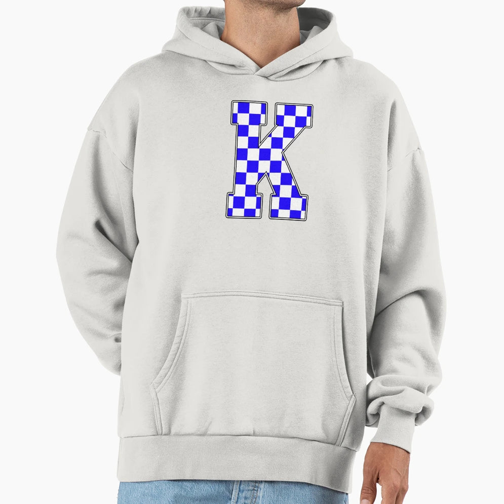 Kentucky Checkerboard K Hoodie - Graphic Print for Adults - T-Shirt, Sweatshirt, Hoodie