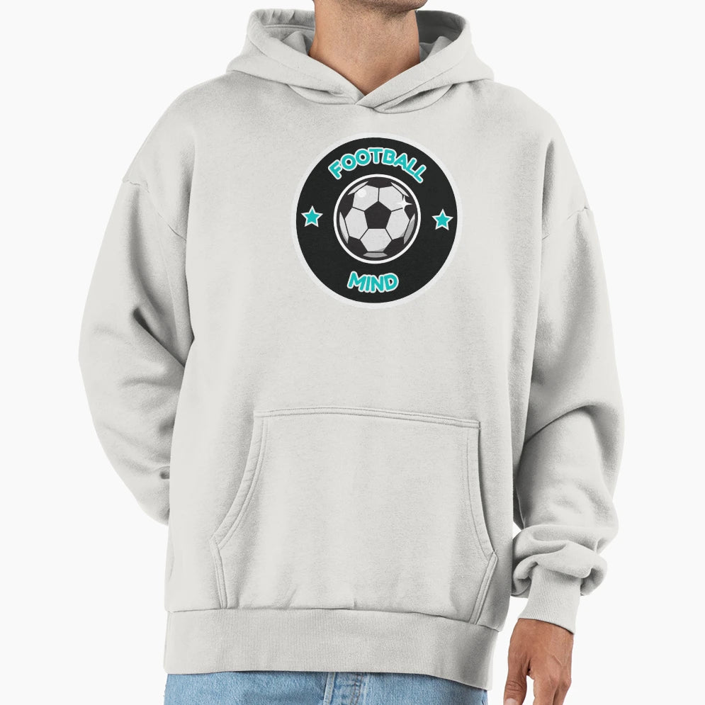 Football Mind Hoodie - Trendy Graphic Unisex - T-Shirt, Sweatshirt, Hoodie