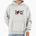 I Love Football Hoodie - Casual Everyday Wear for Adults - T-Shirt, Sweatshirt, Hoodie
