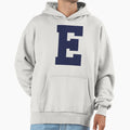 Alphabet Marine Blue E Sports Hoodie - Fun Novelty Design for Adults - T-Shirt, Sweatshirt, Hoodie