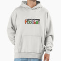 Goodmorning Football Doodle Typography Hoodie - Custom Art Print Men Women - T-Shirt, Sweatshirt, Hoodie