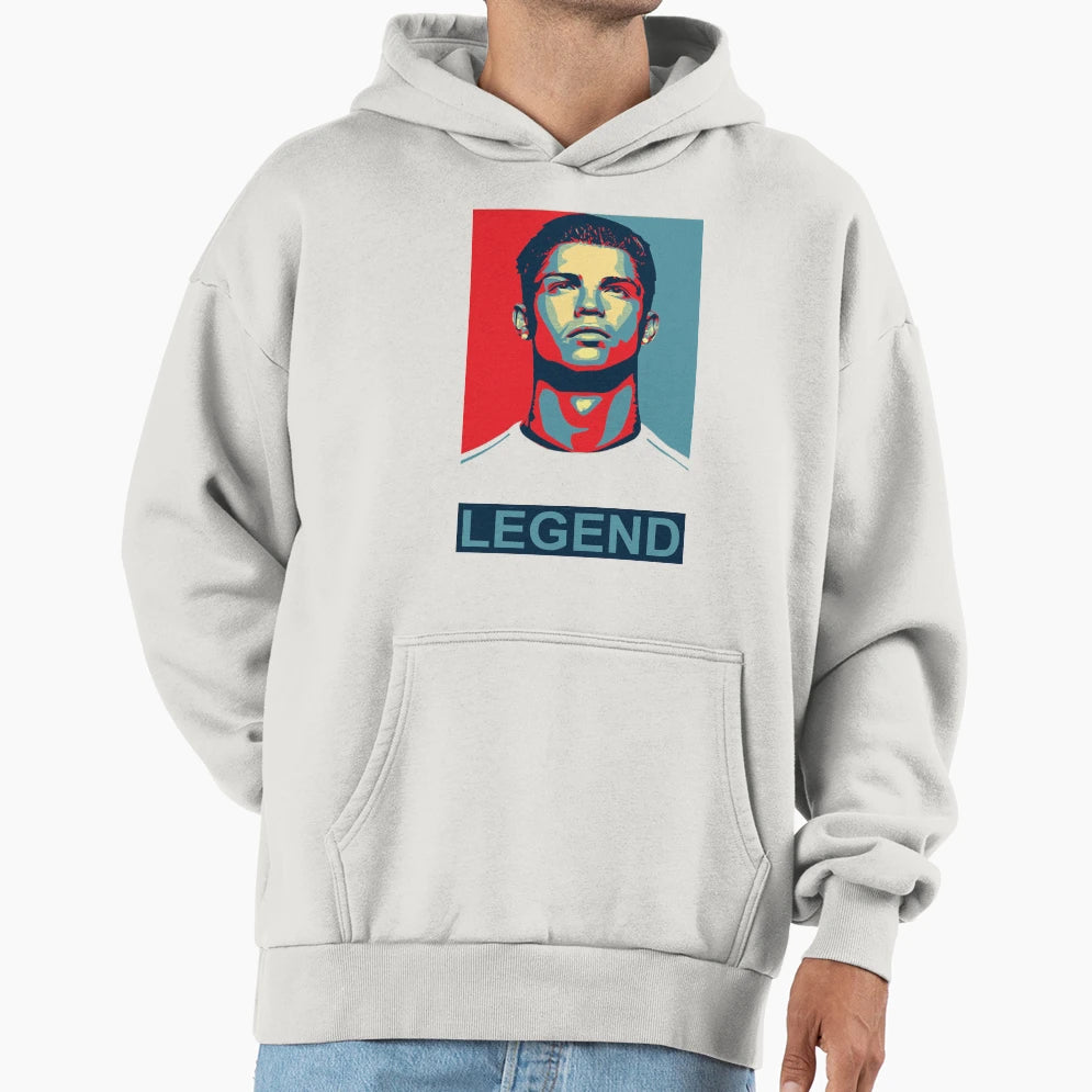 Cristiano Ronaldo Legend Hoodie - Trendy Graphic Men Women - T-Shirt, Sweatshirt, Hoodie