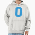 Alphabet Blue O Sports Letter O Hoodie - Minimalist Print Unisex - T-Shirt, Sweatshirt, Hoodie