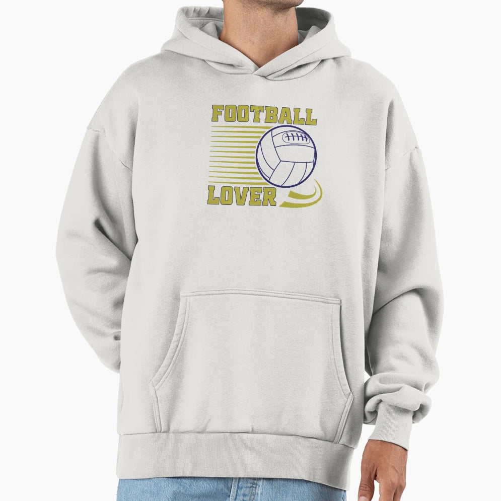 Football Lover Passion Football Hoodie - Graphic Print for Adults - T-Shirt, Sweatshirt, Hoodie