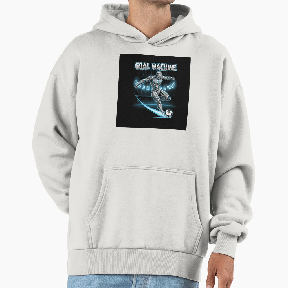 Goal Machine Futuristic Robot T-Shirt - Minimalist Print Men Women - T-Shirt, Sweatshirt, Hoodie