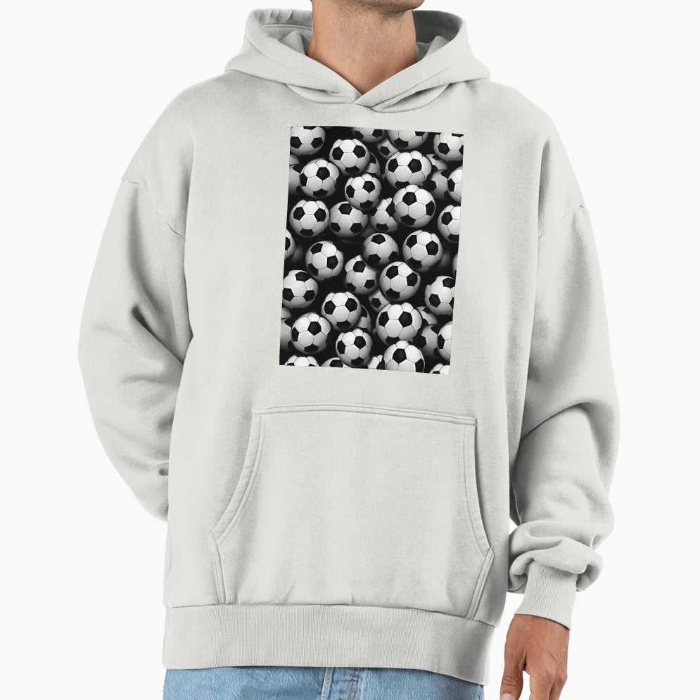 Footballs Hoodie - Aesthetic Graphic Unisex - T-Shirt, Sweatshirt, Hoodie
