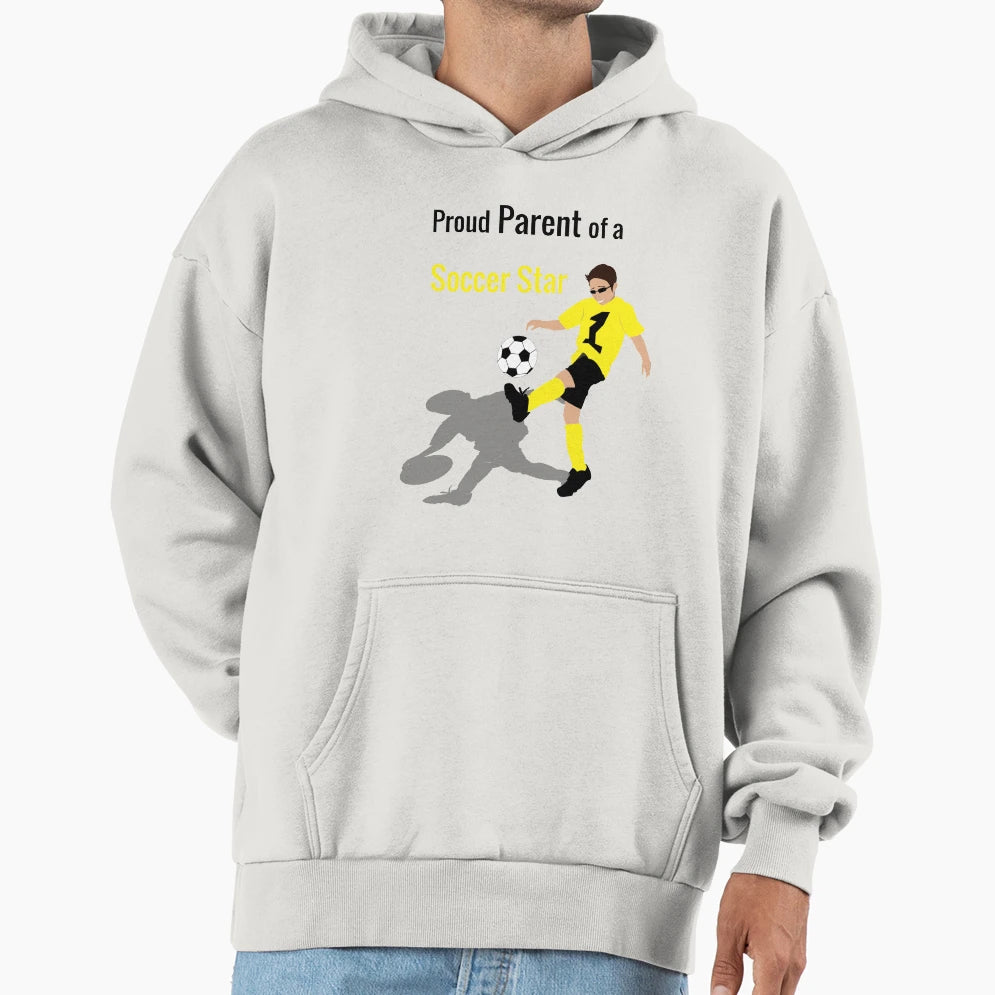 Soccer Parent Hoodie - Minimalist Print Men Women - T-Shirt, Sweatshirt, Hoodie