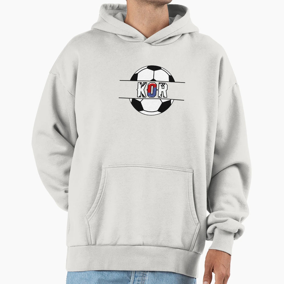 South Korea Soccer Kor Hoodie - Minimalist Print Men Women - T-Shirt, Sweatshirt, Hoodie