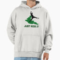 Football Soccer Just Kick It Hoodie - Casual Everyday Wear Men Women - T-Shirt, Sweatshirt, Hoodie