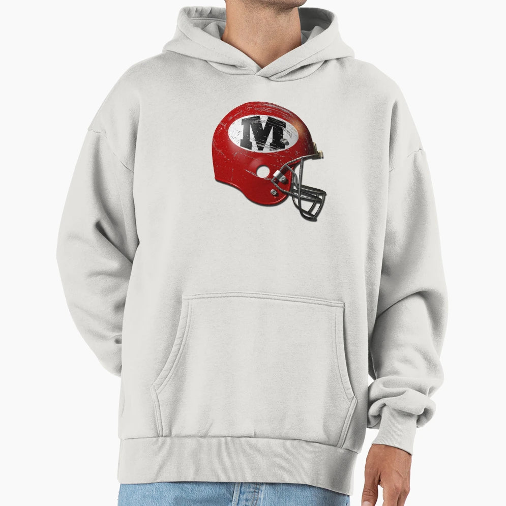 Muskego Football Helmet Hoodie - Novelty Apparel Unisex - T-Shirt, Sweatshirt, Hoodie