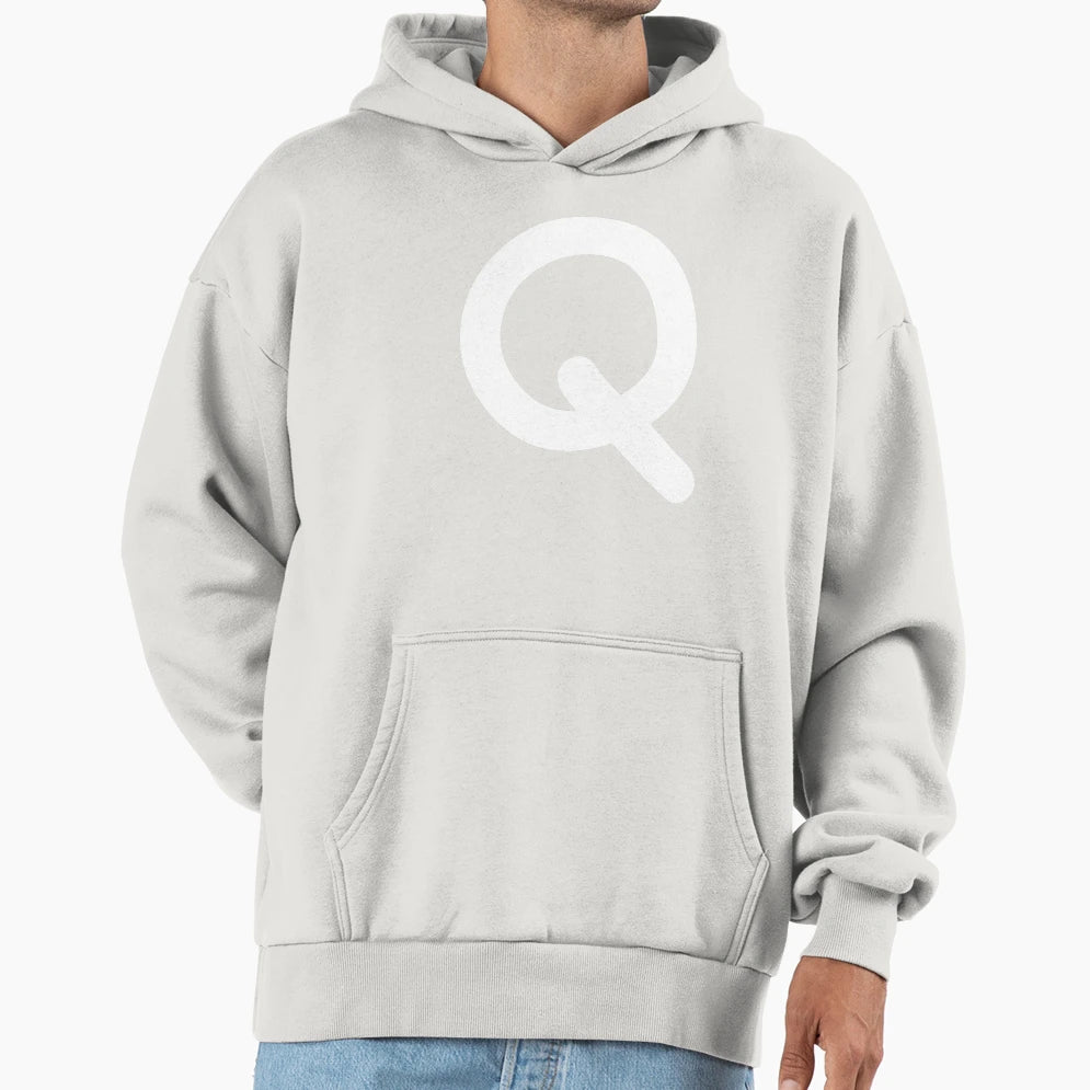 Letter Q Capital Alphabet Birthday Gift Hoodie - Novelty Apparel Unisex - T-Shirt, Sweatshirt, Hoodie