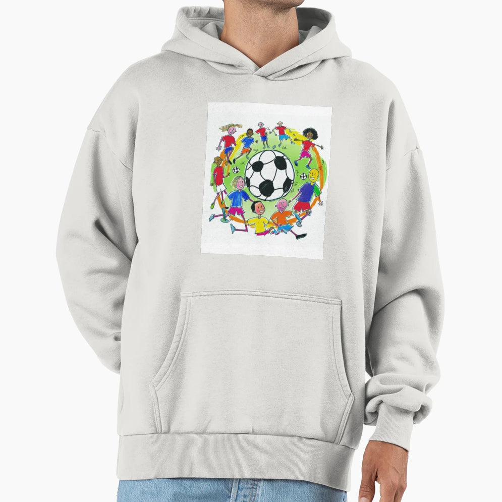 Soccer Frenzy Hoodie - Custom Art Print Men Women - T-Shirt, Sweatshirt, Hoodie