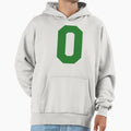 Alphabet Green O Sports Letter O Hoodie - Novelty Apparel Unisex - T-Shirt, Sweatshirt, Hoodie