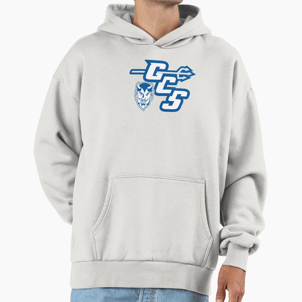 Gcs Stack Logo Hoodie - Minimalist Print Men Women - T-Shirt, Sweatshirt, Hoodie
