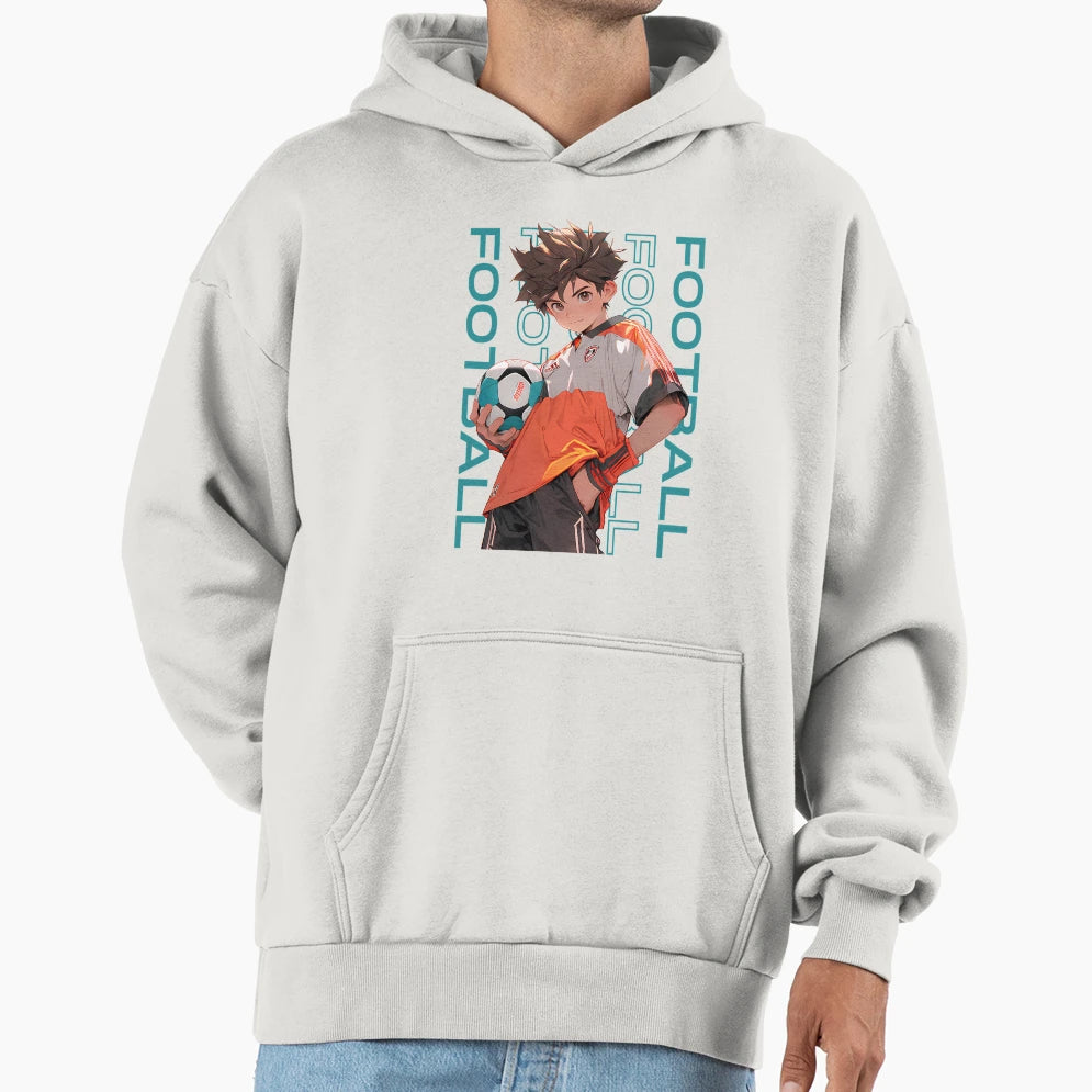 Football Football Player Hoodie - Trendy Graphic for Adults - T-Shirt, Sweatshirt, Hoodie