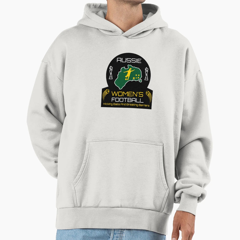 Australian Womens Football Soccer Hoodie - Fun Novelty Design Men Women - T-Shirt, Sweatshirt, Hoodie