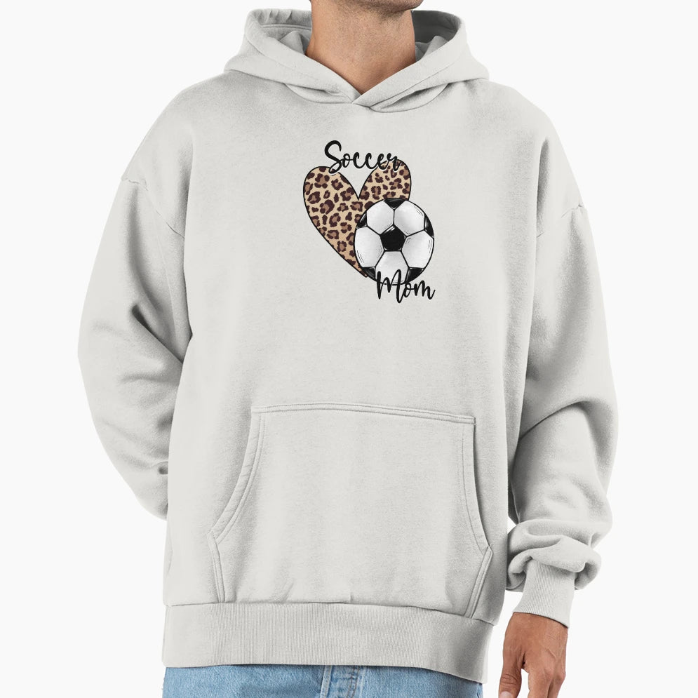 Soccer Mom Gift Soccer Lovers Players Hoodie - Graphic Print for Adults - T-Shirt, Sweatshirt, Hoodie