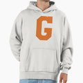 Alphabet Orange G Sports Letter G Hoodie - Trendy Graphic for Adults - T-Shirt, Sweatshirt, Hoodie
