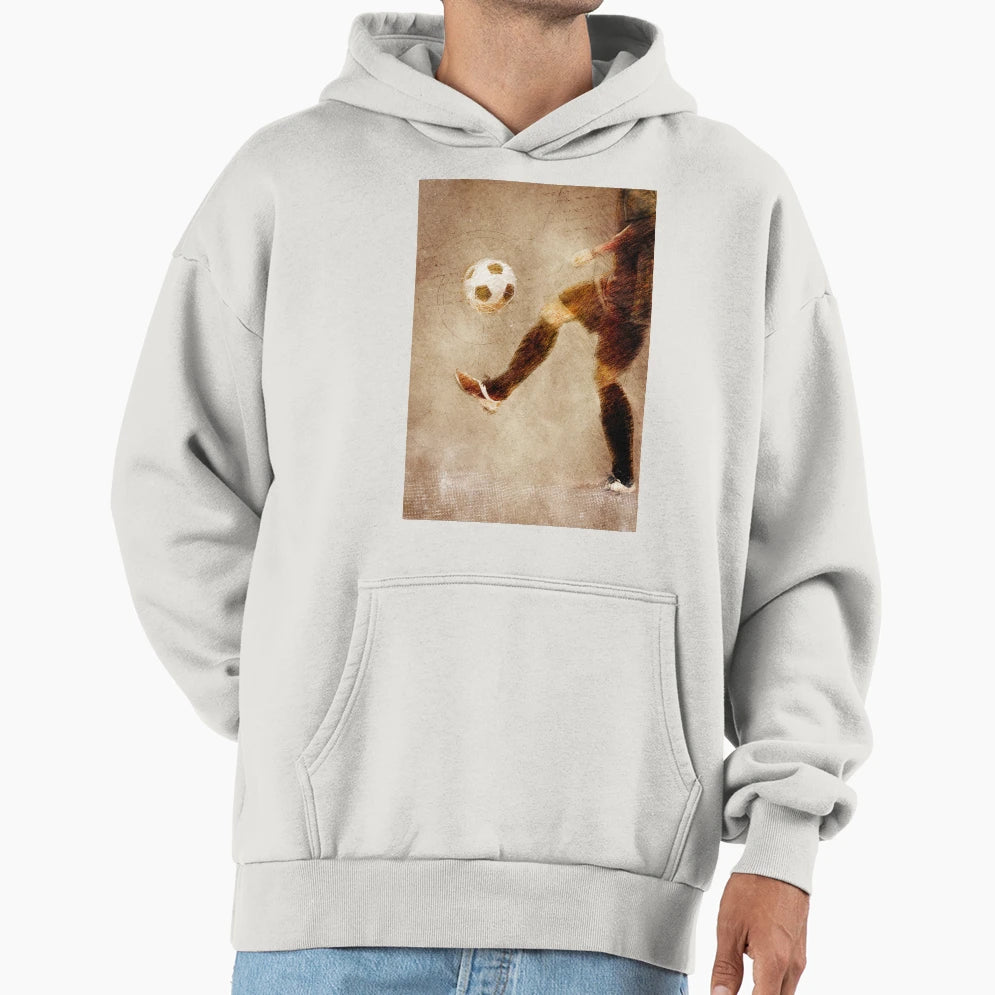 Football Player Sport Art Football Soccer Hoodie - Custom Art Print Unisex - T-Shirt, Sweatshirt, Hoodie