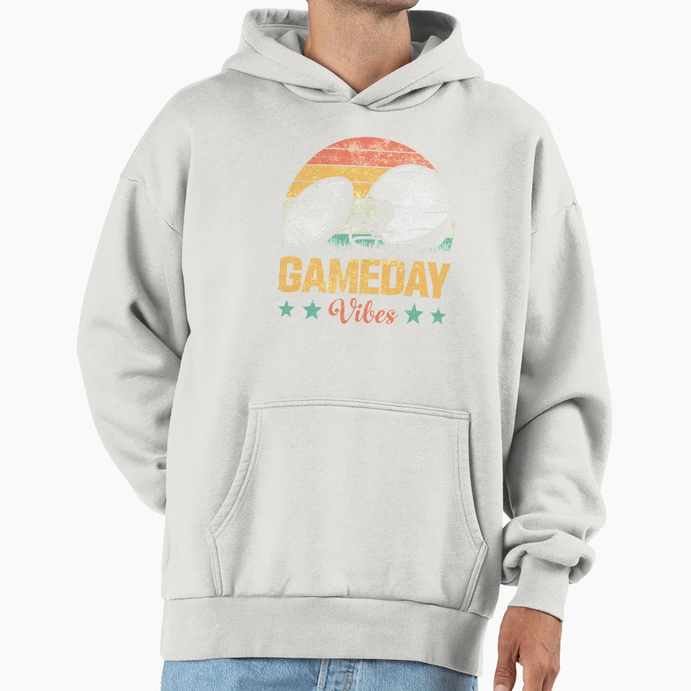 Game Day Vibes Hoodie - Graphic Print Unisex - T-Shirt, Sweatshirt, Hoodie