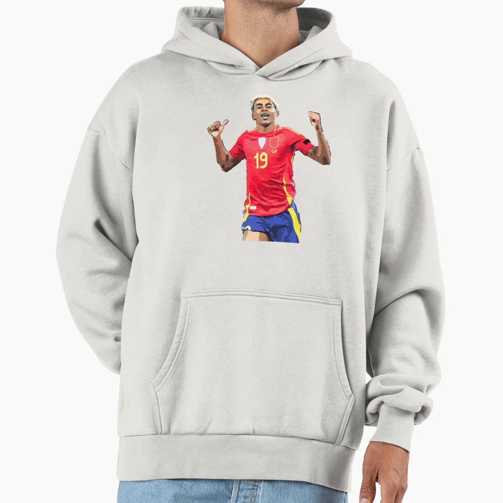 Lamine Yamal Hoodie - Custom Art Print Unisex - T-Shirt, Sweatshirt, Hoodie