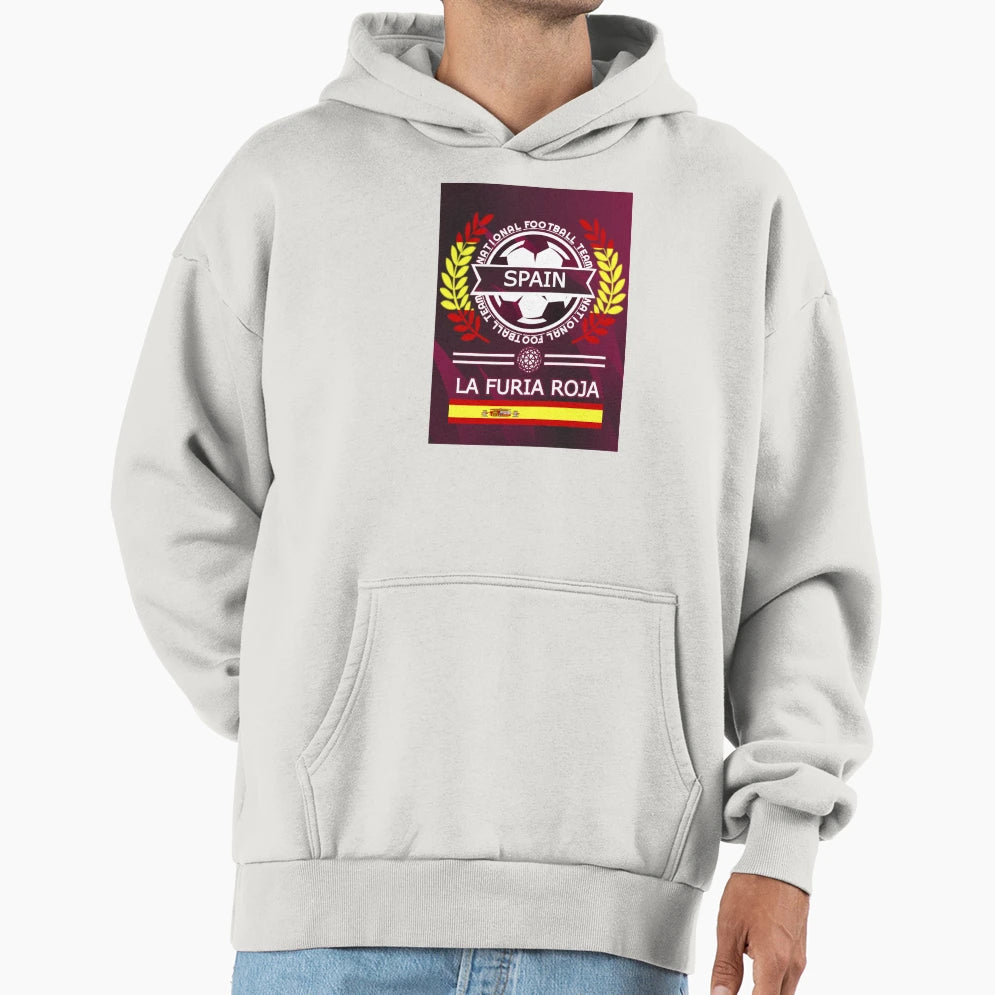 Spain New Football Supporters And Hoodie - Unique Graphic for Adults - T-Shirt, Sweatshirt, Hoodie