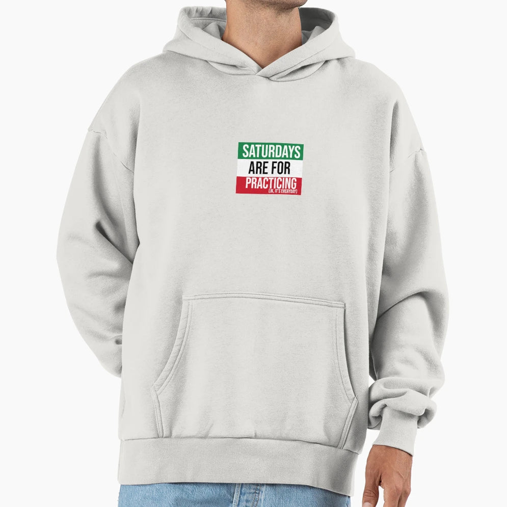 Tri Color Green White Red Saturdays Are Hoodie - Custom Art Print Unisex - T-Shirt, Sweatshirt, Hoodie