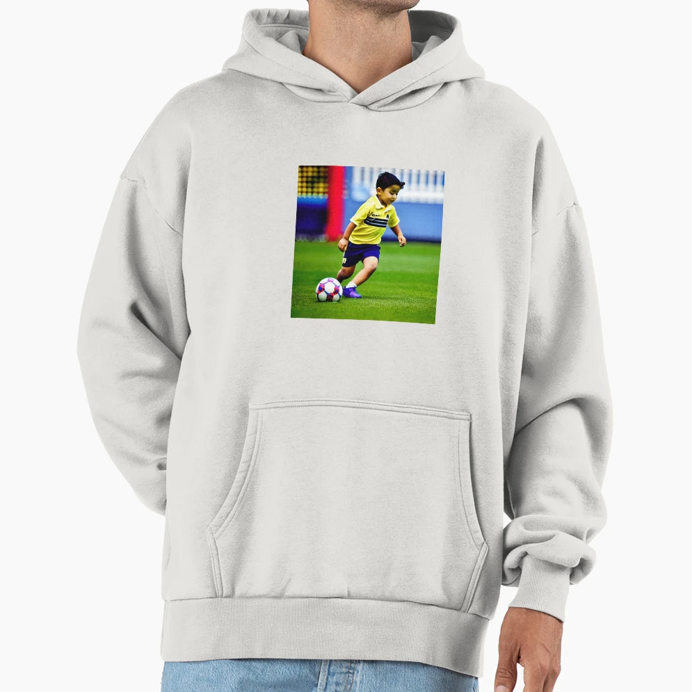 Footballer Hoodie - Trendy Graphic for Adults - T-Shirt, Sweatshirt, Hoodie