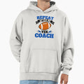 Repeat After Me Yes Coach Football Hoodie - Minimalist Print for Adults - T-Shirt, Sweatshirt, Hoodie