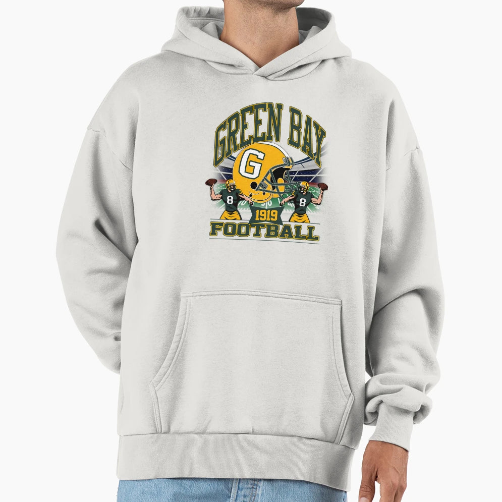 Green Bay Football Gridiron Legacy Hoodie - Fun Novelty Design Unisex - T-Shirt, Sweatshirt, Hoodie