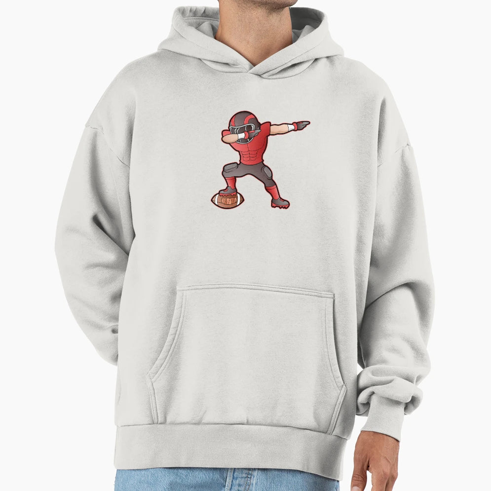 Dabbing Football Goat Funny Gifts Dabbing Hoodie - Trendy Graphic Unisex - T-Shirt, Sweatshirt, Hoodie
