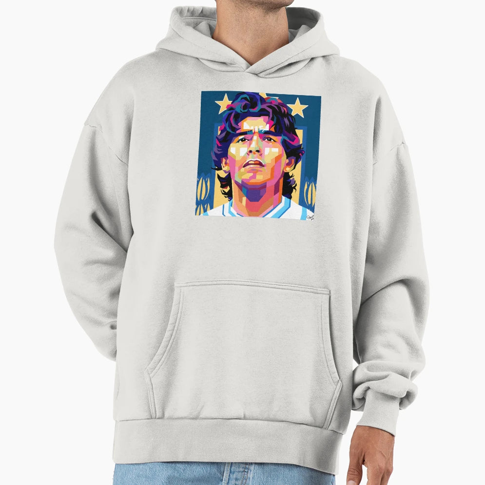 Diego Armando Maradona Football Legend Hoodie - Streetwear Style for Adults - T-Shirt, Sweatshirt, Hoodie