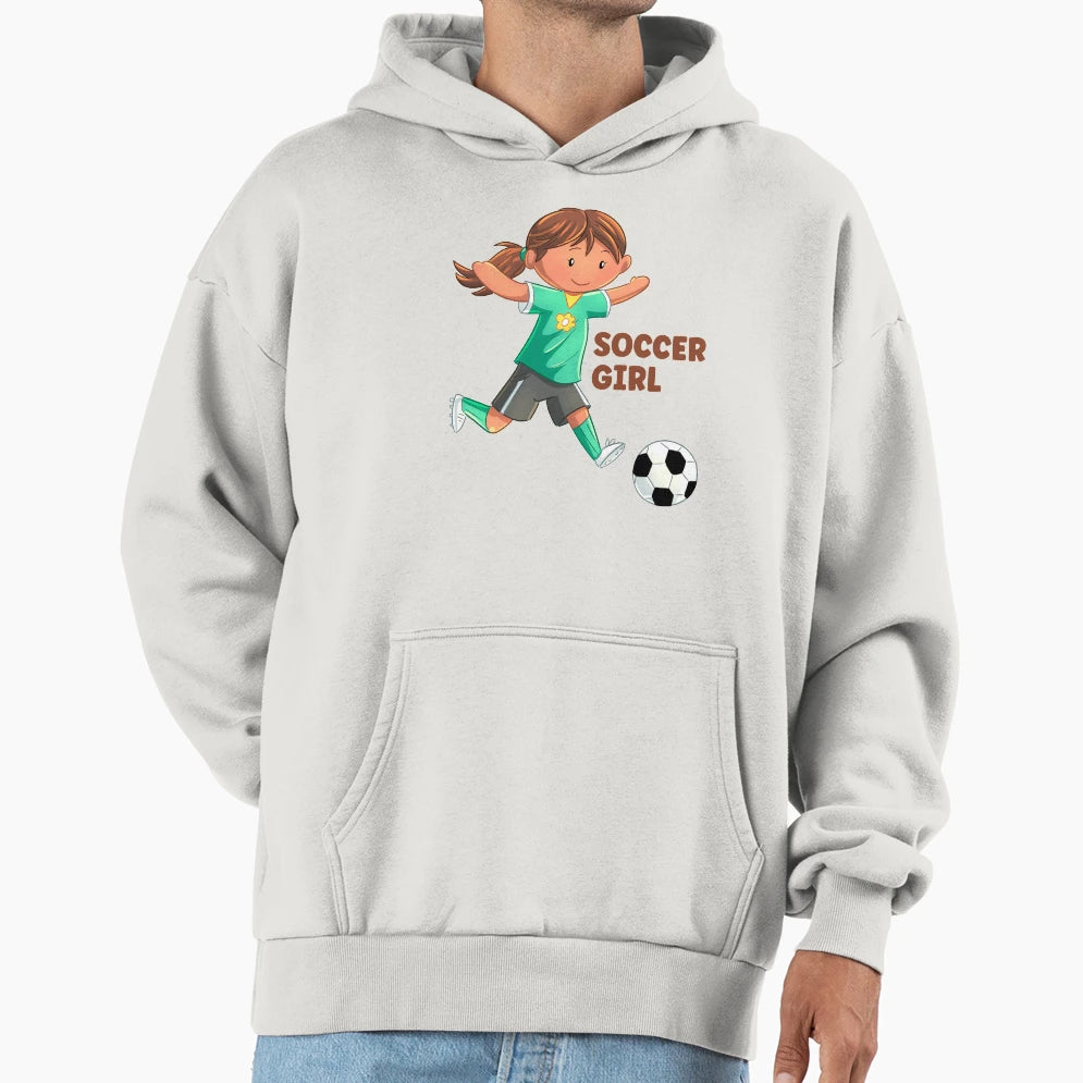 Soccer Hoodie - Fun Novelty Design for Adults - T-Shirt, Sweatshirt, Hoodie